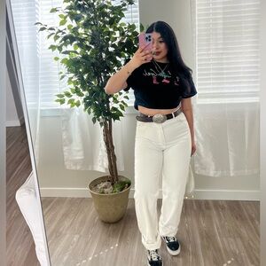 White high waisted Jeans